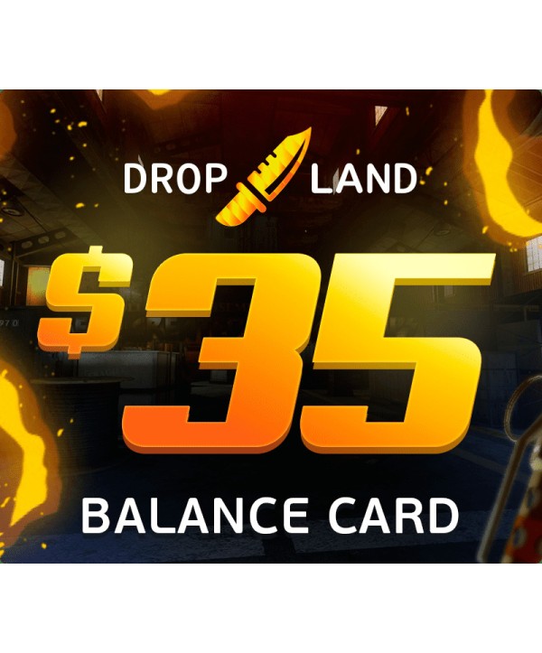 Dropland.net 35 USD Wallet Card Key GLOBAL
